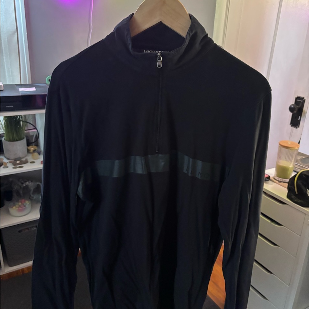 Michael Kors Black Long Sleeve Top